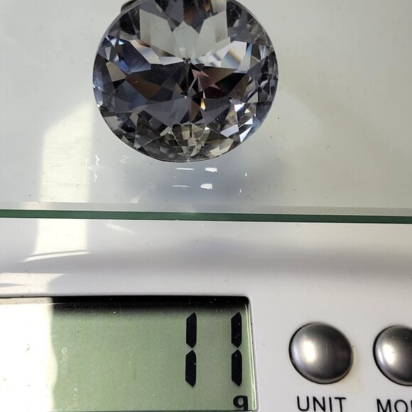 Huge Crystal Fashion Stretch Ring, Large Statement Crystal Ring,Cocktail Ring - Picture 8 of 8